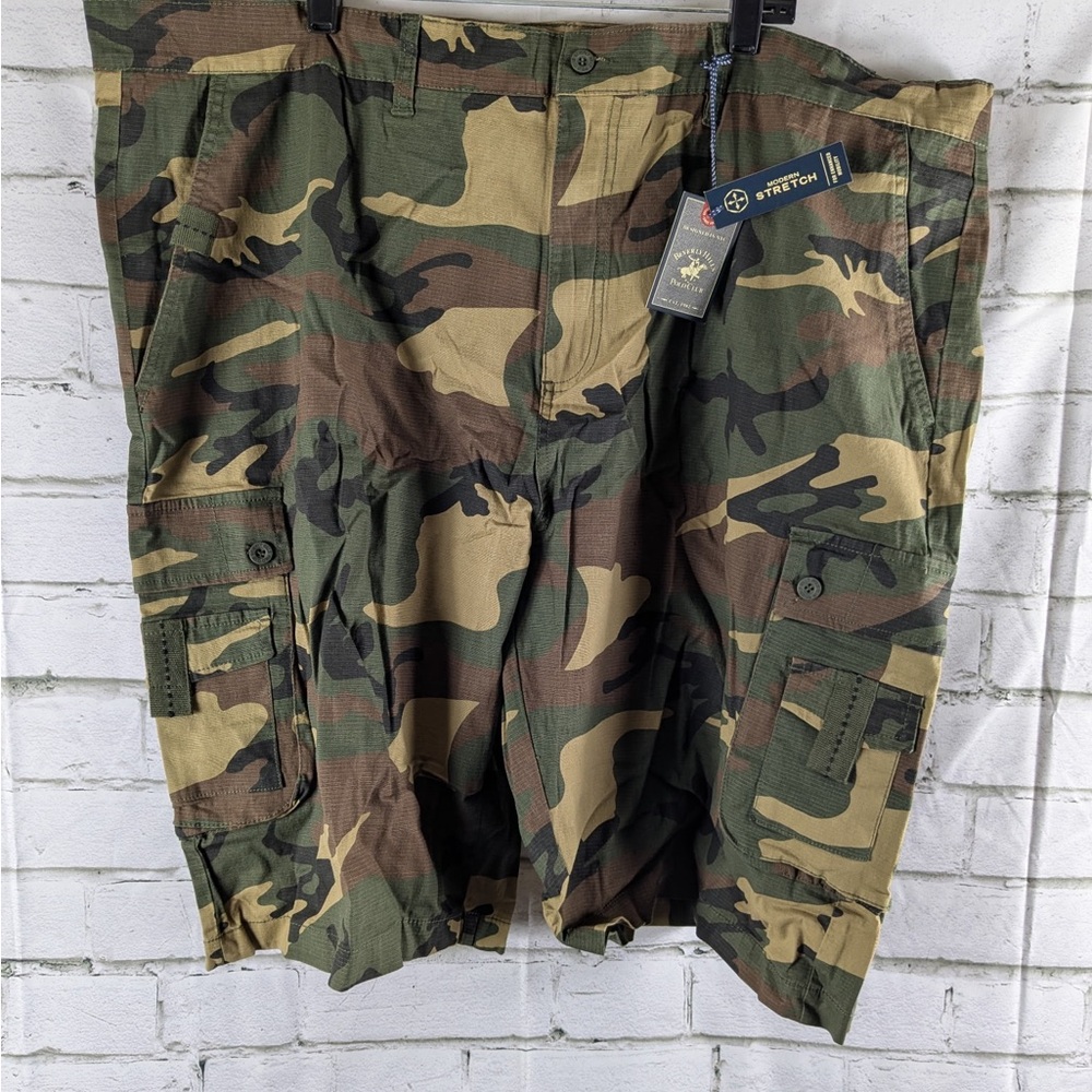 Beverly Hills Polo Club Men's Cargo Shorts - Camouflage